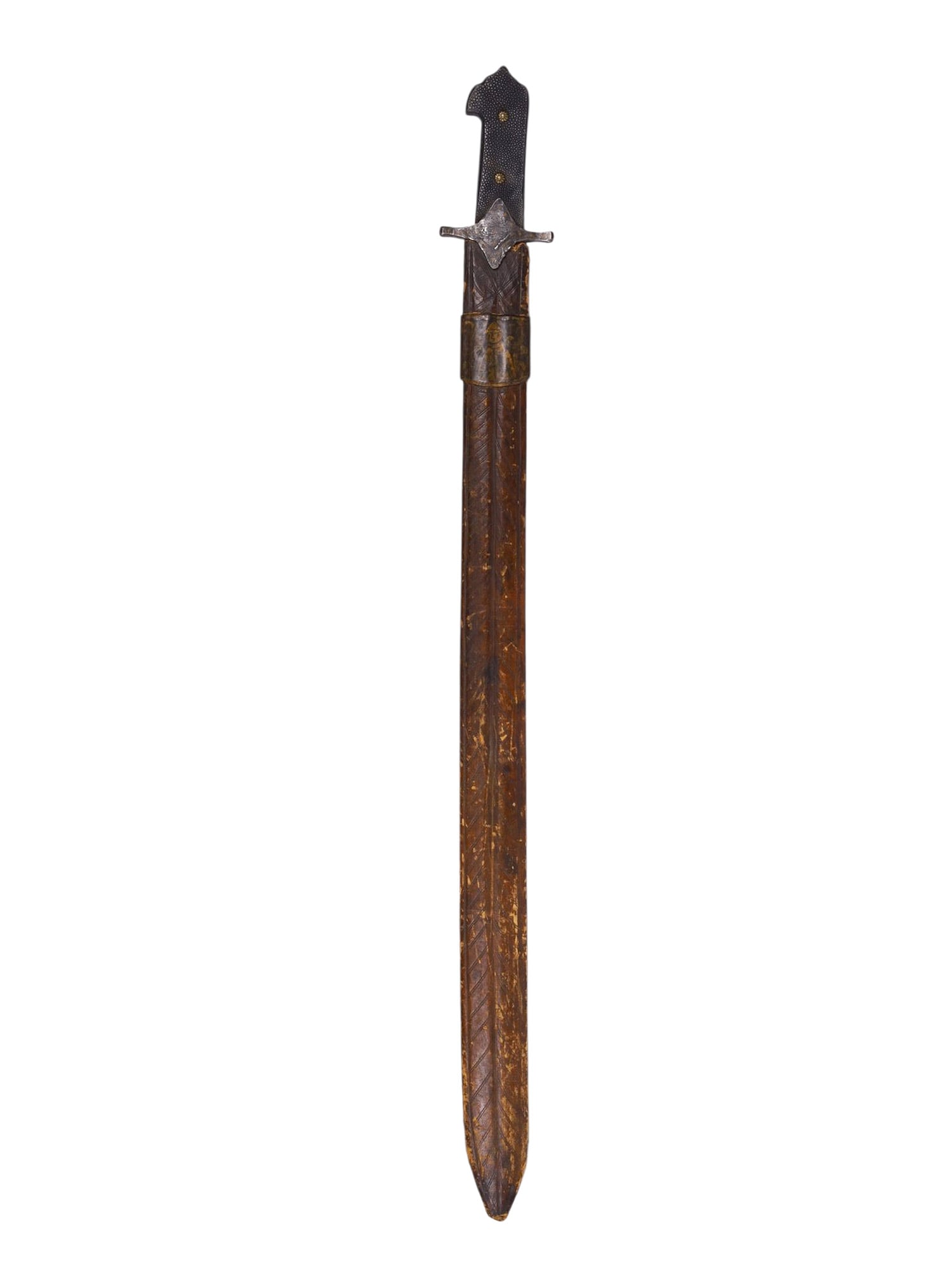 A RARE TYPE OF PERSIAN SWORD, 19TH CEN. (1 of 9)