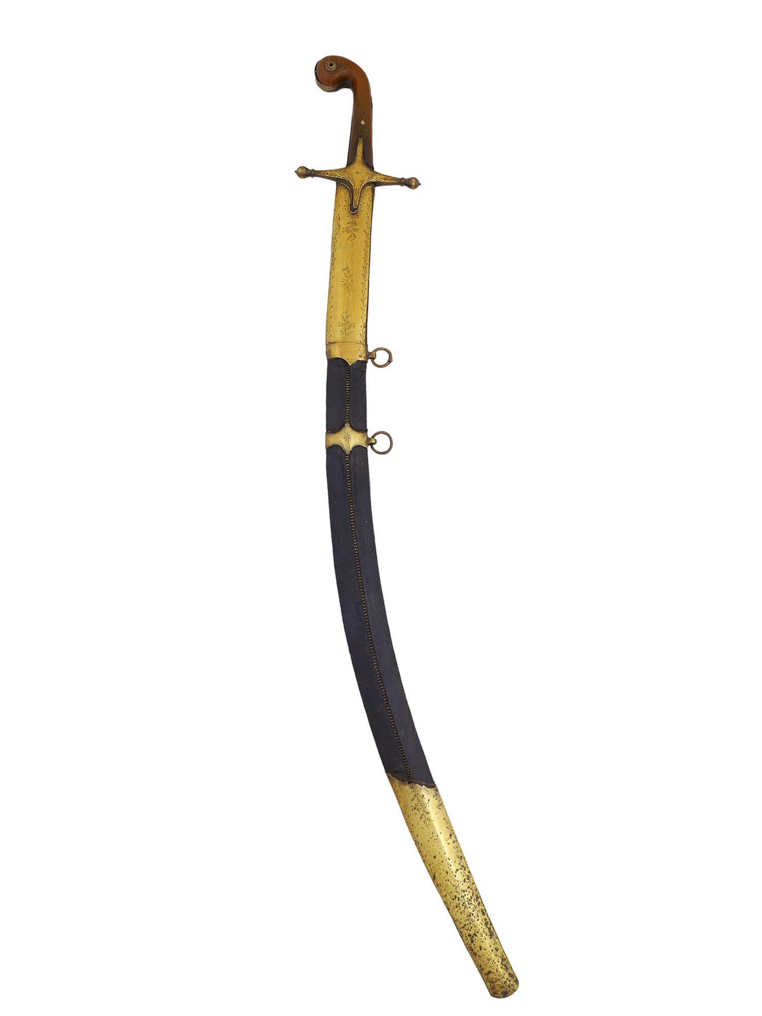A TURKISH PALA SWORD WITH WOOTZ BLADE, 19TH CENTURY (1 of 7)
