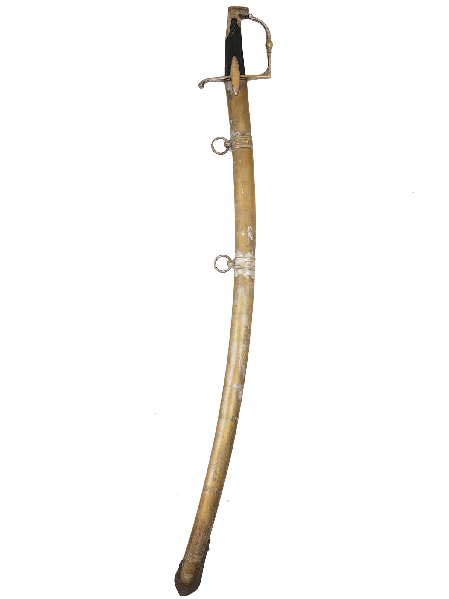 A FRENCH HUSSAR OFFICER GILDED SABER, 19TH CENTURY (1 of 11)