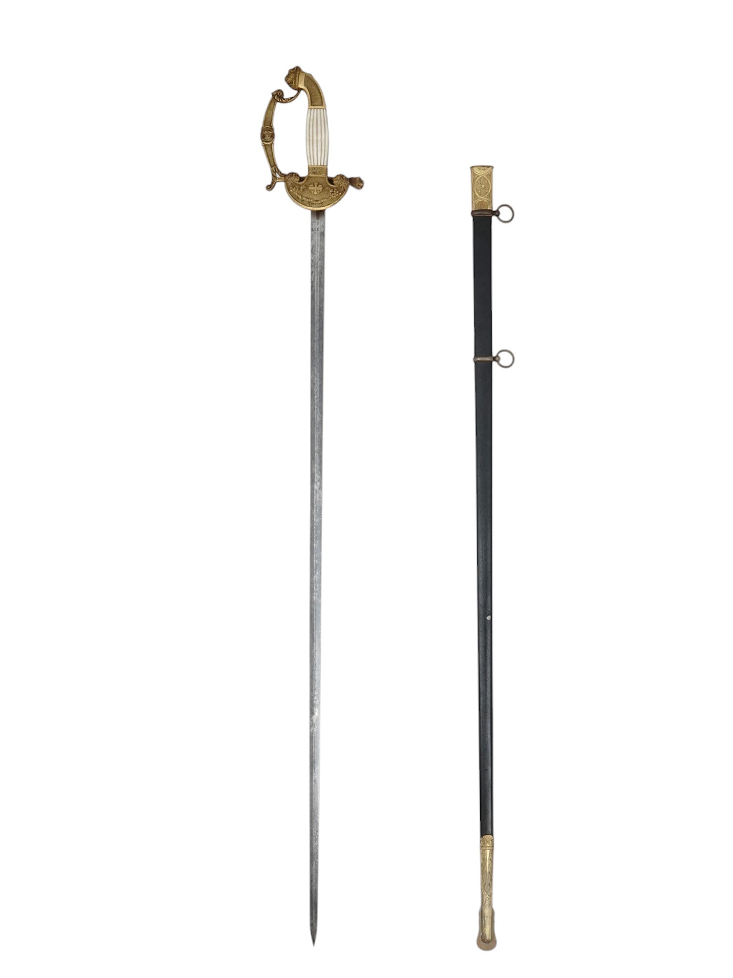 AN ITALIAN COURT SWORD, THE ORDER OF SAINT MAURICE AND LAZARUS (1 of 8)