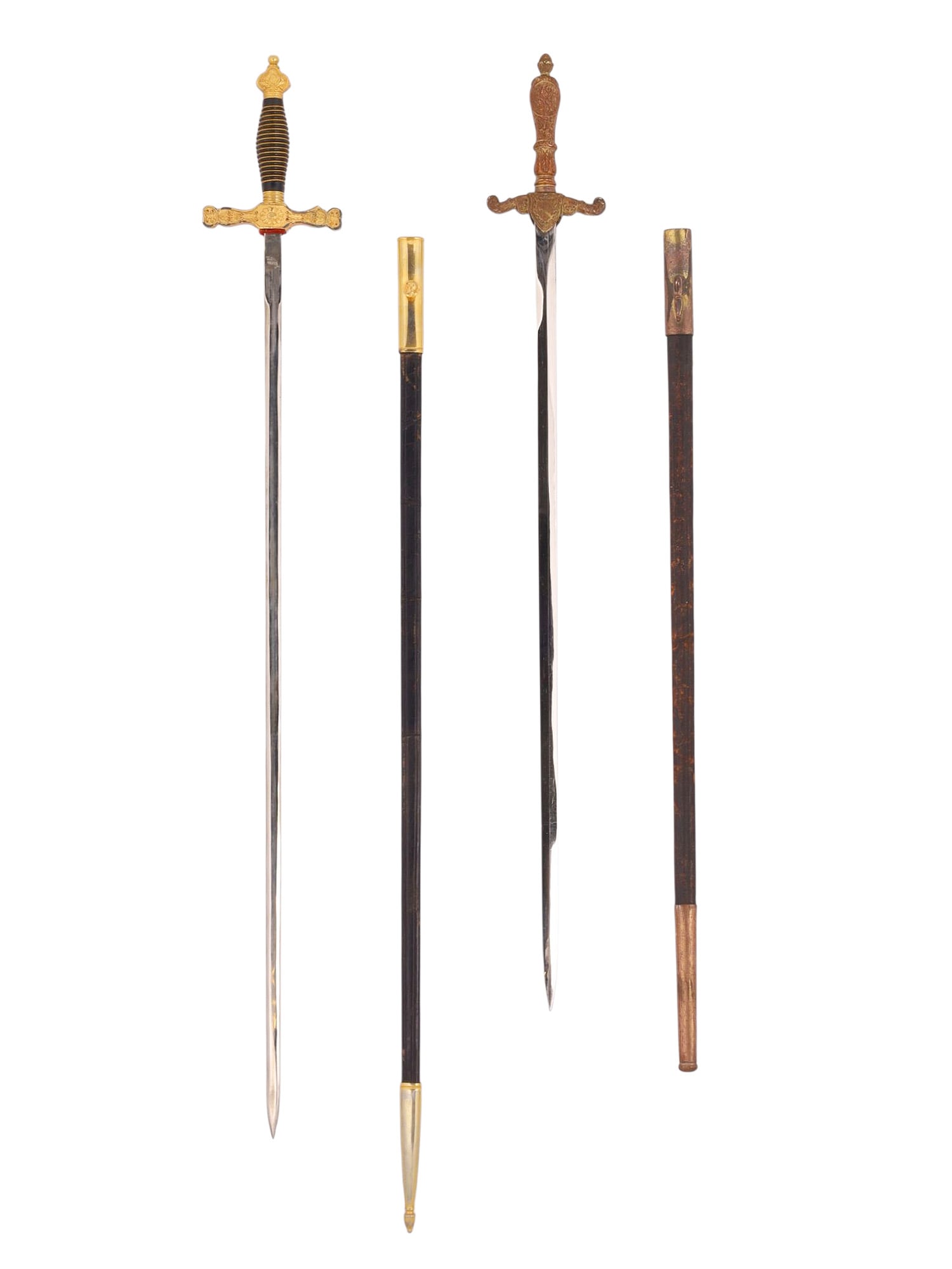 A PAIR OF TOLEDO SPANISH SHORTSWORDS, 20TH CENTURY (1 of 10)