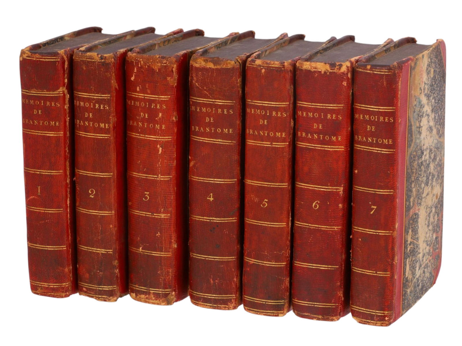 1665-1666 FIRST EDITION MEMOIRES DE PIERRE DE BOURDEILLES DE BRANTOME, STAFFORD NORTHCOTE PROVENANCE (1 of 7)