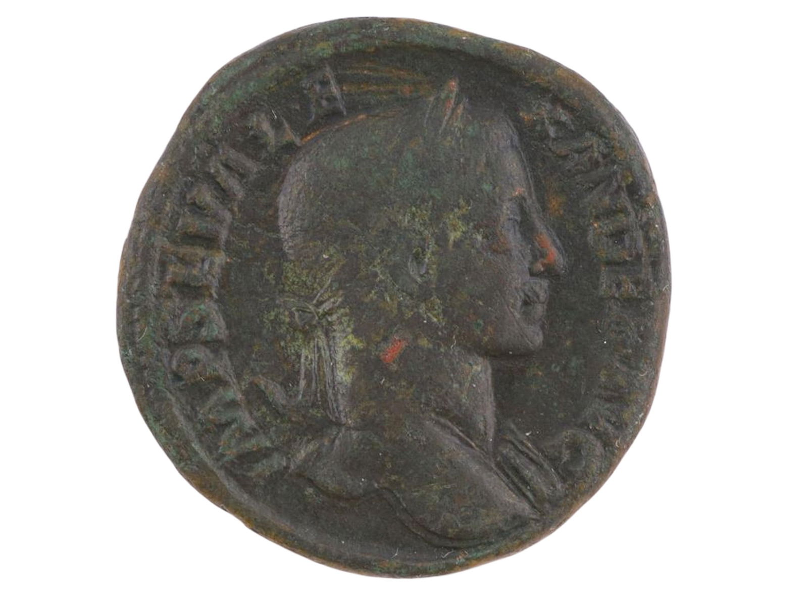 A ROMAN BRONZE COIN SESTERTIUS OF EMPEROR SEVERUS ALEXANDER, ROME MINT, STRUCK AD 231 (1 of 3)