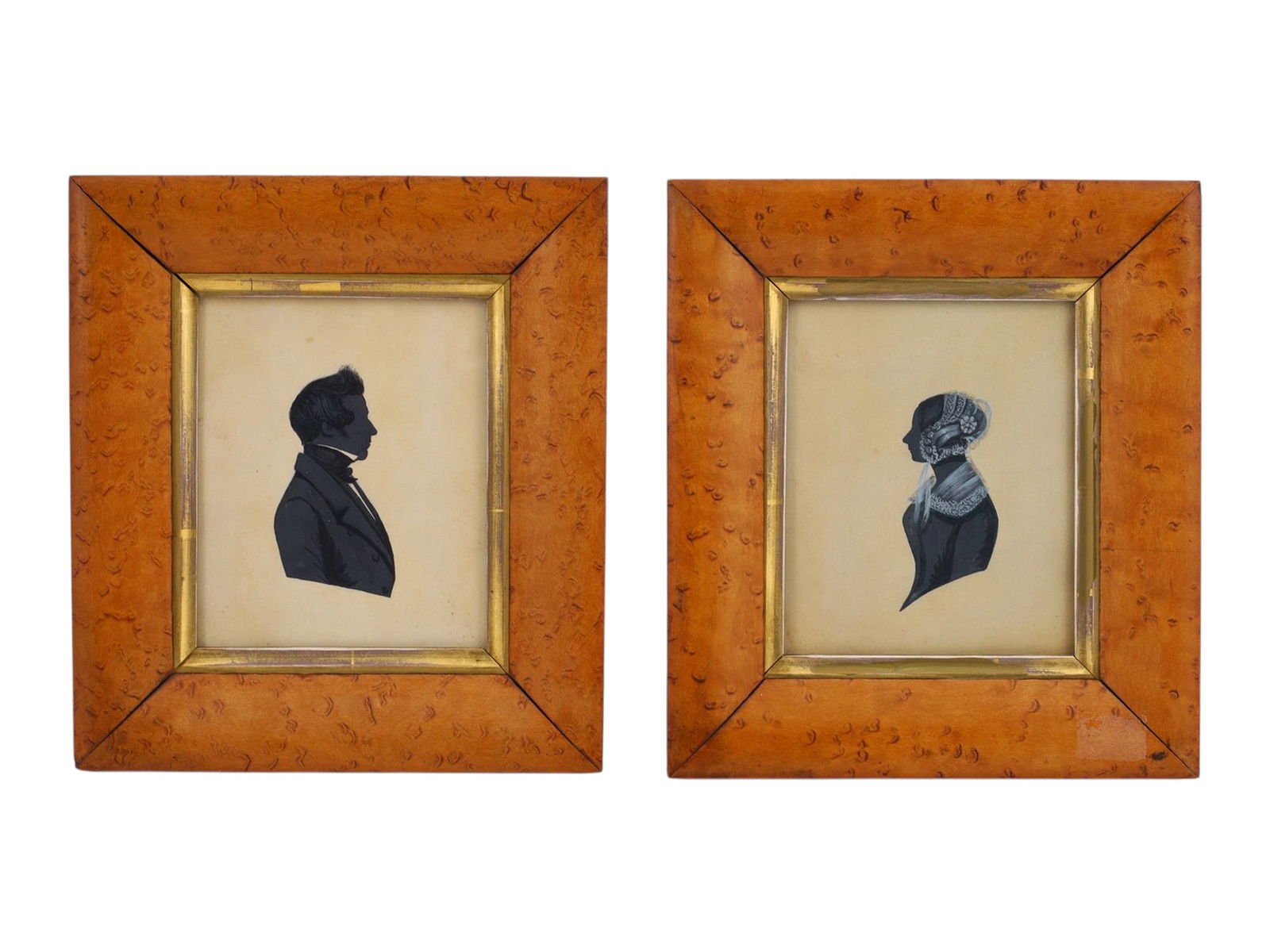 A PAIR OF ENGLISH SILHOUETTES, EARLY 19TH CENTURY (1 of 4)
