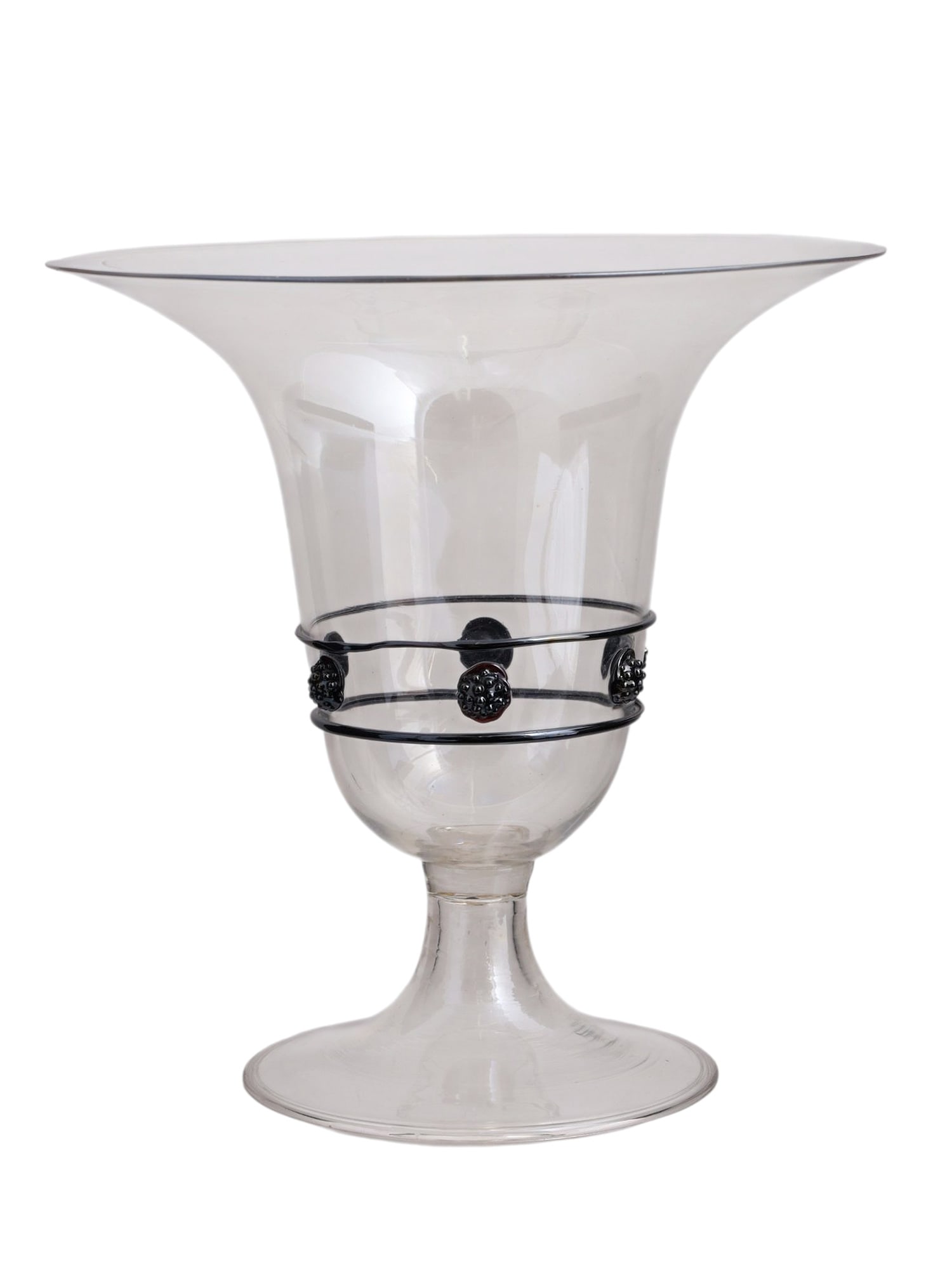 A MURANO GLASS VASE ATTRIBUTED TO VITTORIO ZECCHIN (1878-1947), 20TH CEN. (1 of 3)