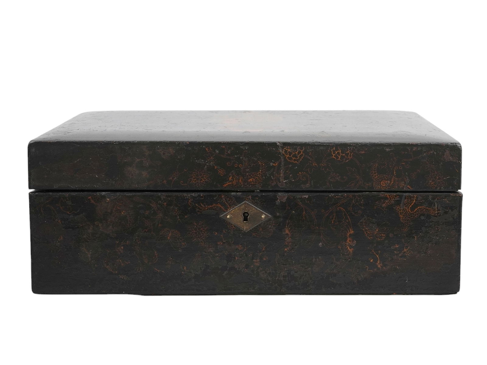 A CHINESE-CASED TRAVEL WRITING SET WITH PAINTED EXTERIOR, 19TH CEN. (1 of 10)