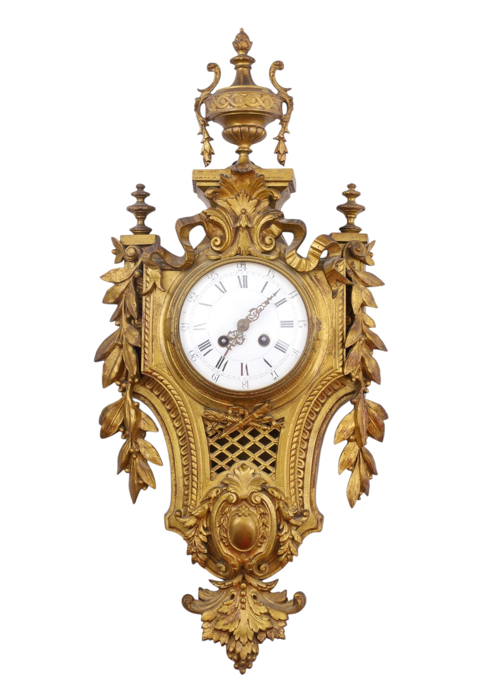A FRENCH GILT-BRONZE CARTEL CLOCK, JAPY FRÈRES, 19TH CENTURY (1 of 6)