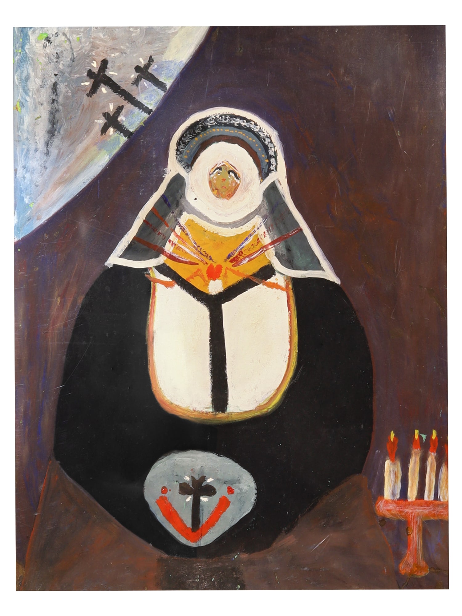 LEV KRAPIVNITSKY (1922-1994), "MATRESHKA", 1989, GOUACHE ON PAPER (1 of 4)