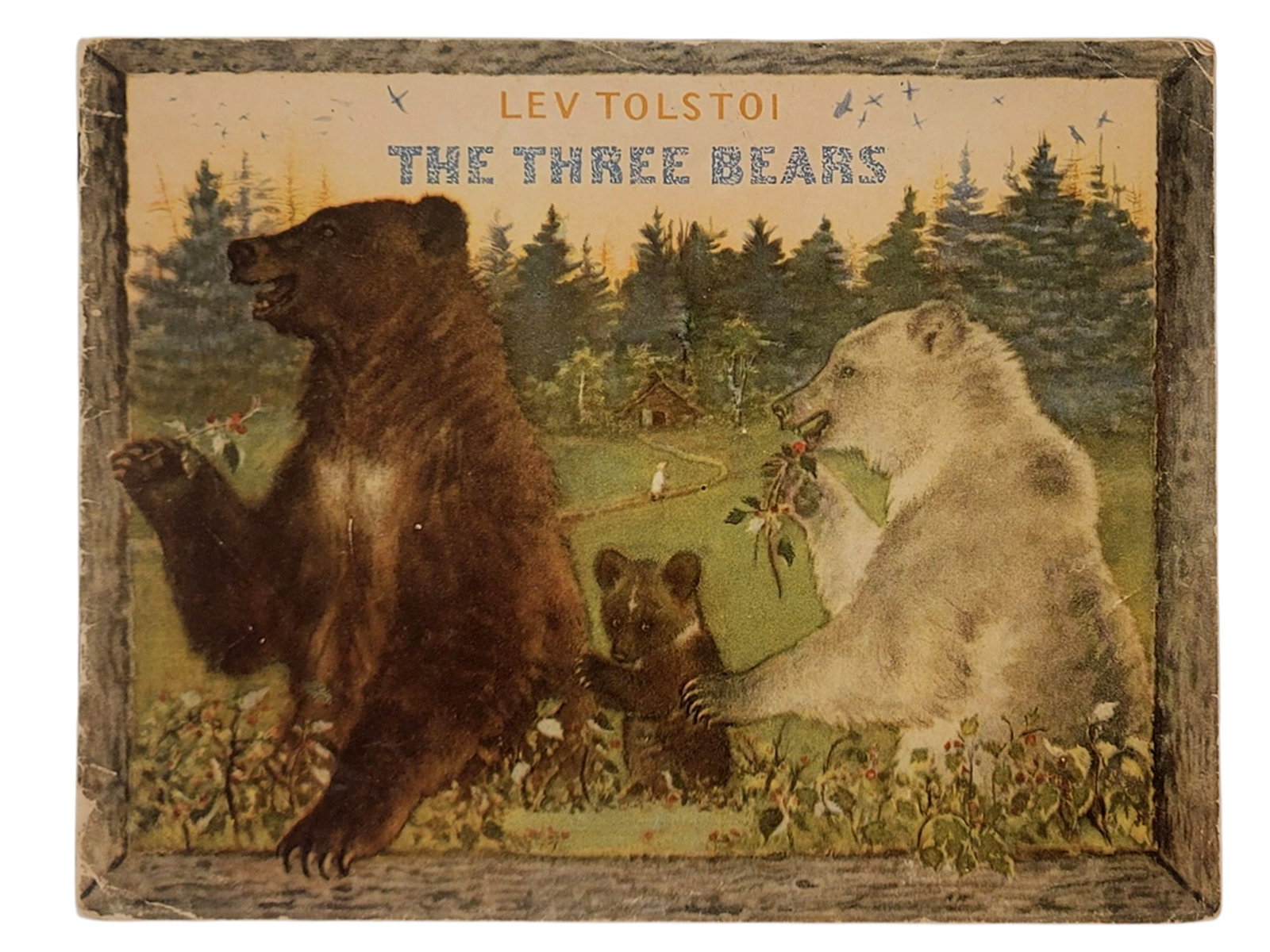 LEV TOLSTOI, THE THREE BEARS. SOVIET CHILDREN'S LIBRARY FOR TINY TOTS. USSR, CIRCA 1930S. (1 of 3)
