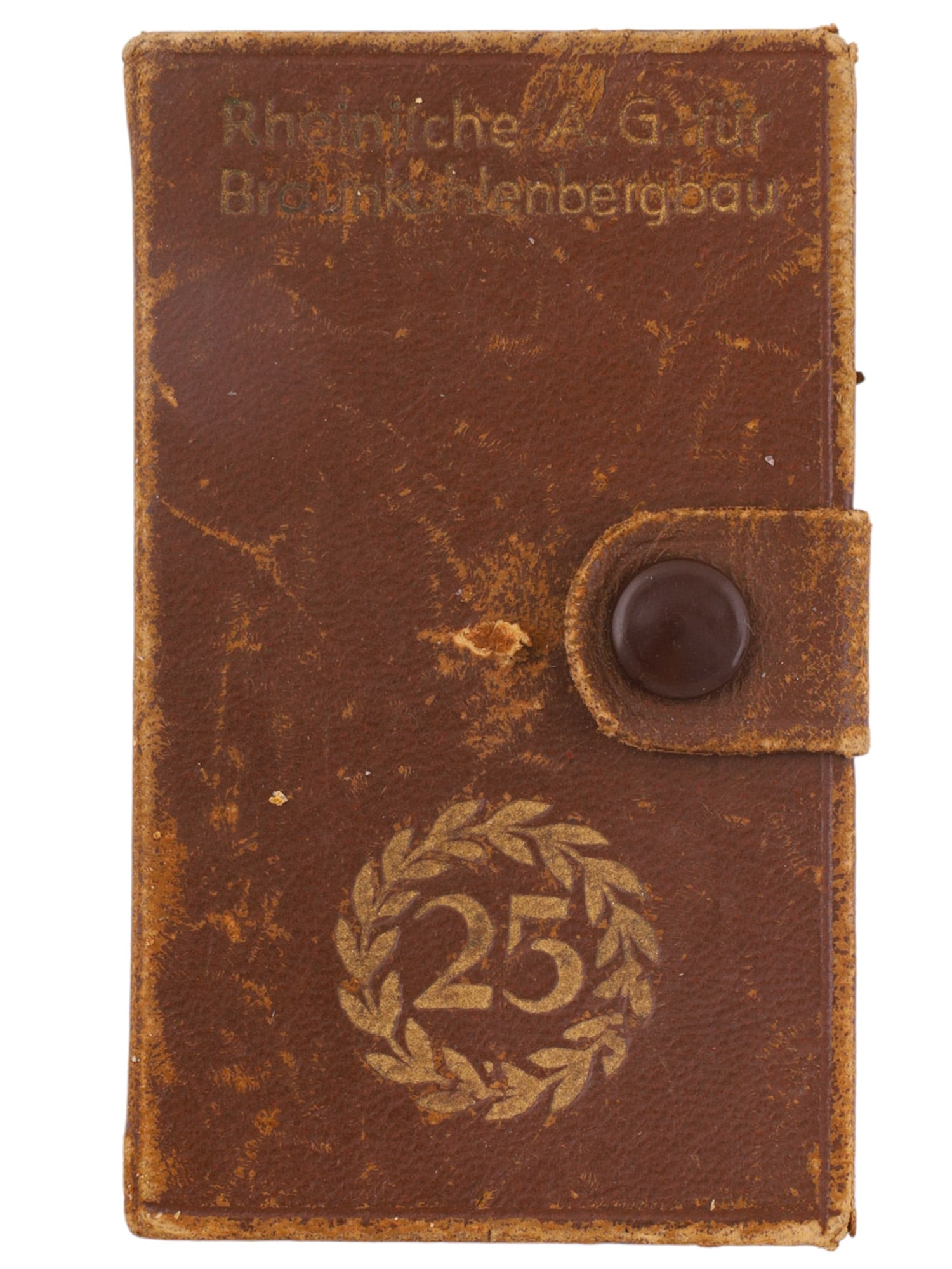 A GERMAN MINING SERVICE AWARD FOR 25 YEARS, RHEINISCHE AG F?R BRAUNKOHLENBERGBAU, C. 1930S?1940S (1 of 7)