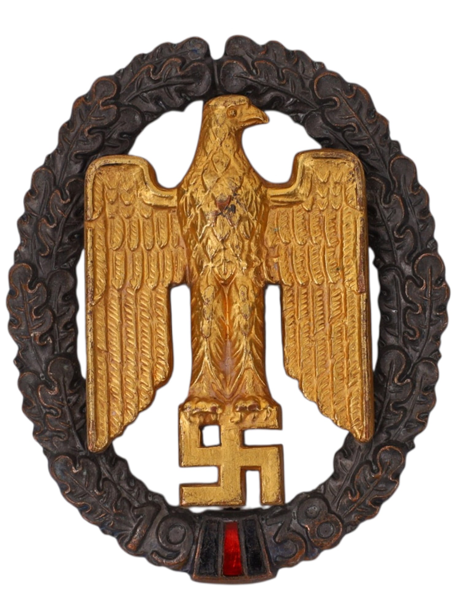 A GERMAN WWII GENERAL ASSAULT BADGE (ALLGEMEINES STURMABZEICHEN) (1 of 2)