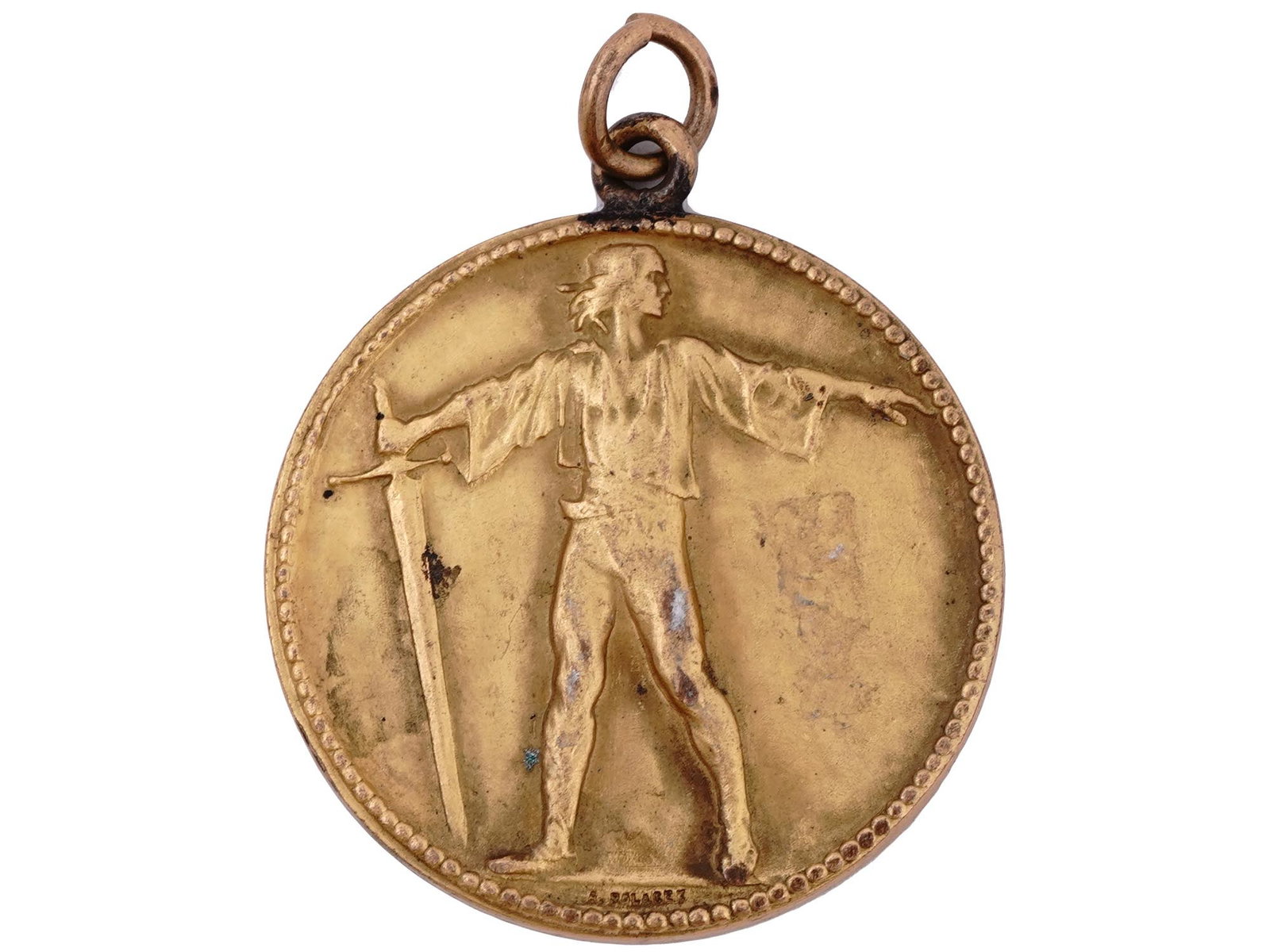 A MEDAL FOR CZECHOSLOVAK FREEDOM, 1917: Medal for Czechoslovak Freedom 1917. Dimensions: D: 1 1/2 in., (3.8 cm.) Please make all inquiries before bidding. All lots are sold "as-is", refer to our T&C. Helios Auctions offers in-house shipping