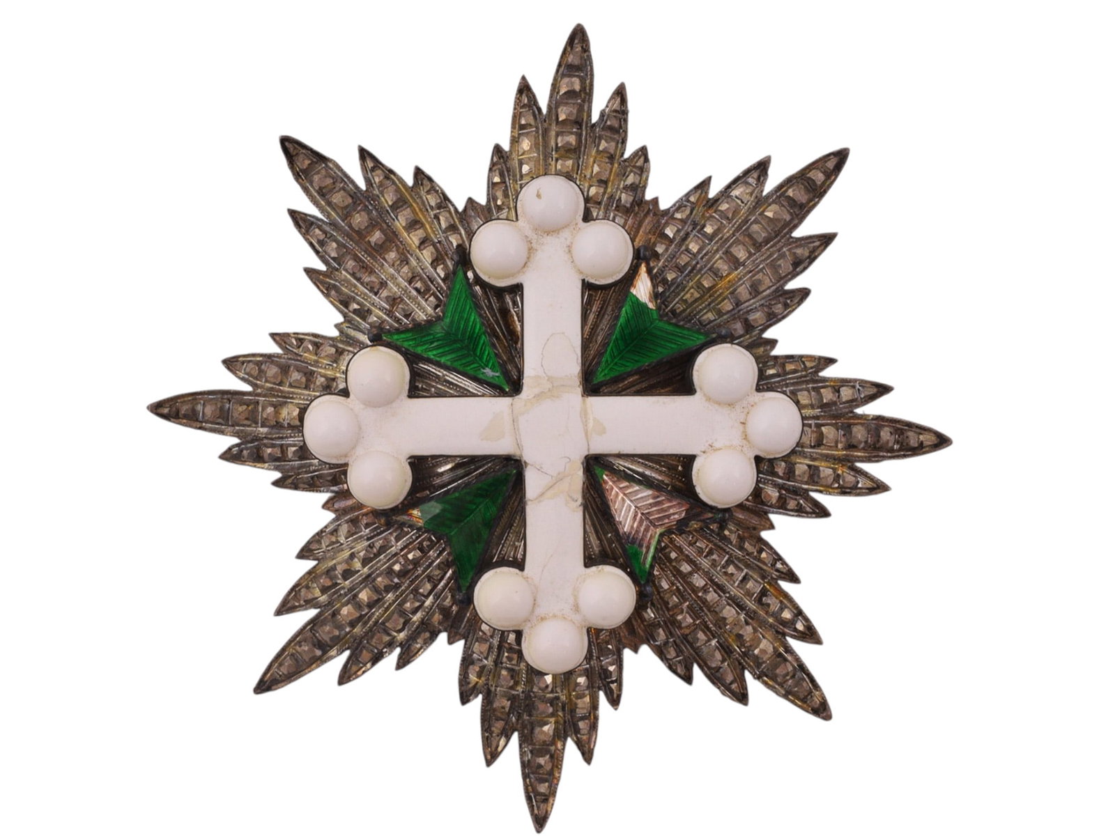 AN ORDER OF SAINTS MAURICE AND LAZARUS, GRAND CROSS BREAST STAR, KINGDOM OF ITALY (1 of 2)