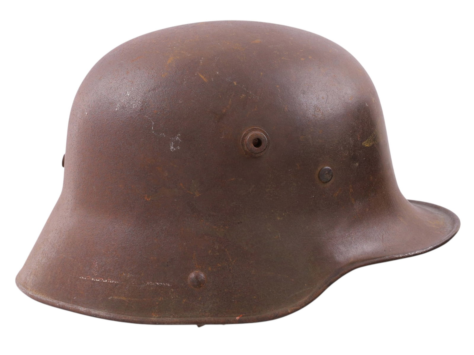 A GERMAN M18 SINGLE-DECAL HEER STEEL HELMET, WORLD WAR II (1 of 8)