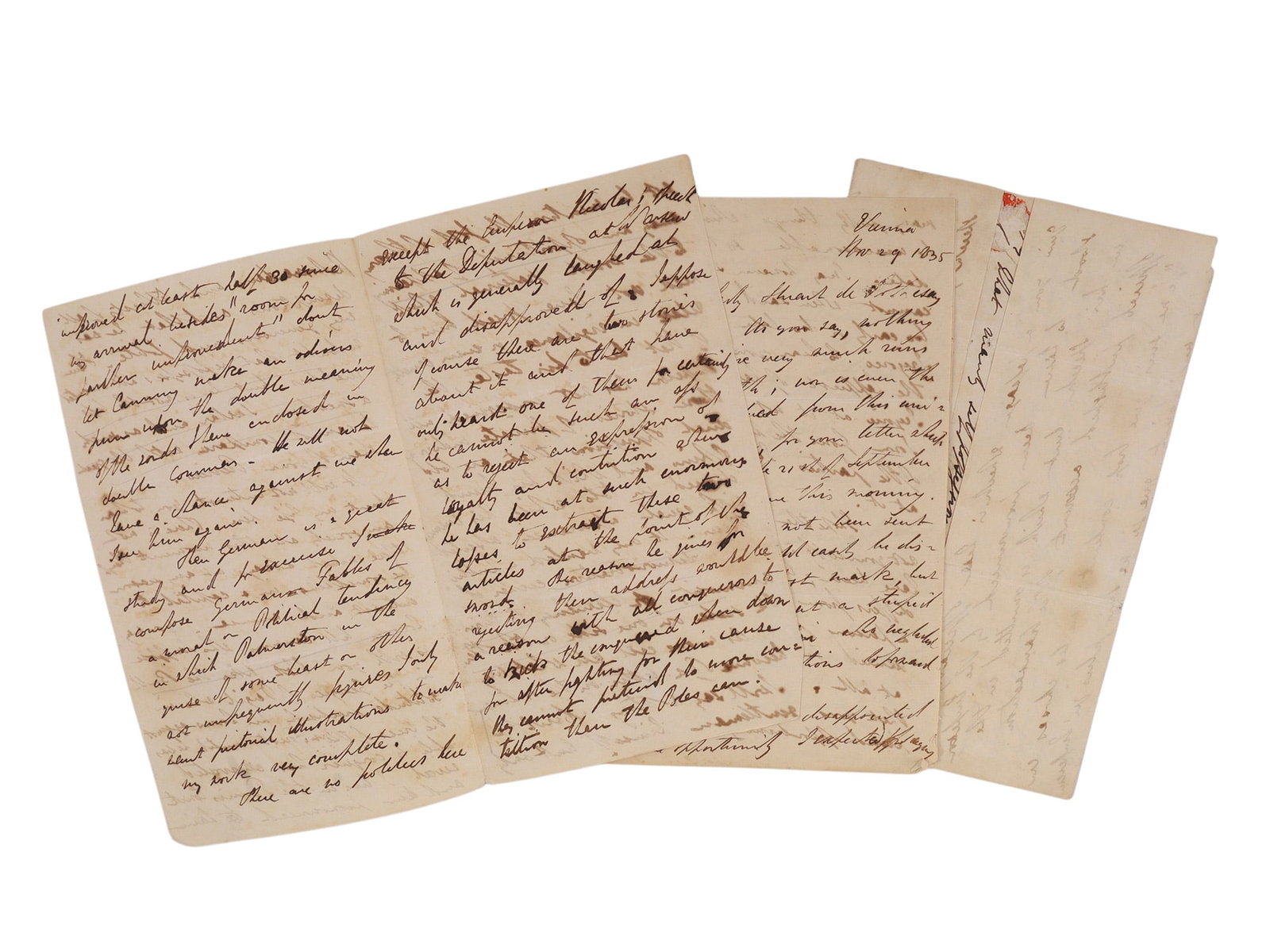 2 LETTERS, 2ND DUKE OF WELLINGTON ARTHUR WELLESLEY ALS, RUSSIA, POLAND, PRUSSIA MILITARY, LADY (1 of 15)