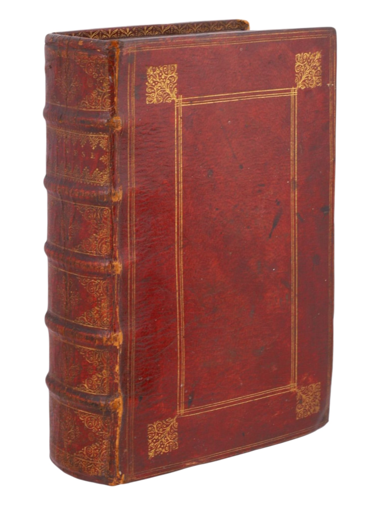 1686 BOOK OF GENESIS, FRENCH TRANSLATION, LOUIS-ISAAC LEMAISTRE DE SACY, BIBLICAL COMMENTARY: An early edition of Louis-Isaac Lemaistre de Sacy's (1613-1684) translation of the book of Genesis (1686) from the Old Testament of the Christian Bible and the Jewish Torah, with some commentary and n