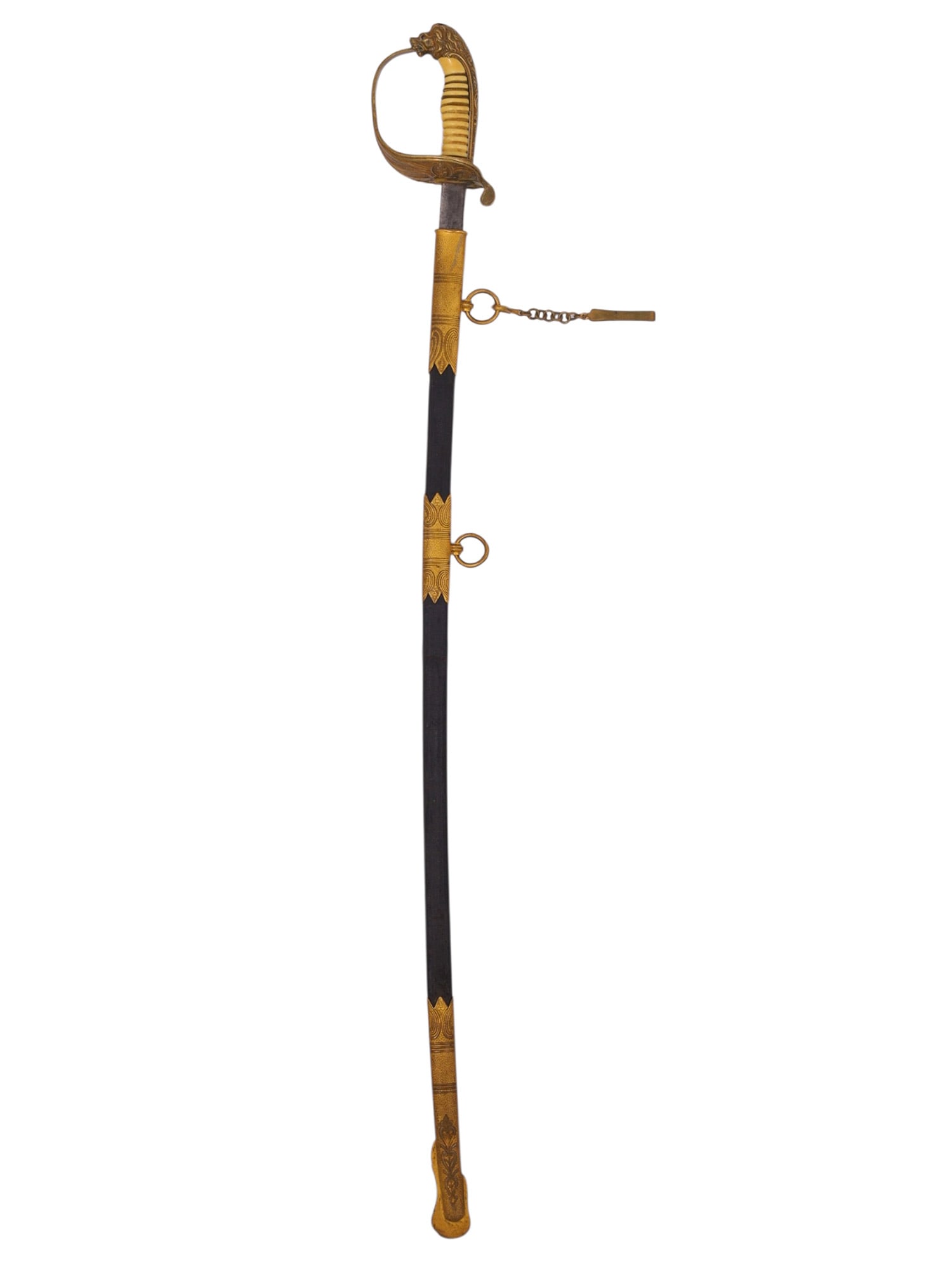 AN EXCEPTIONAL IMPERIAL GERMAN NAVAL OFFICER?S SWORD BELONGING TO OBERLEUTNANT ZUR SEE OTTO WALTER: An exceptional Imperial German naval officer’s sword belonging to Oberleutnant zur See Otto Walter, a Kaiserliche Marine U-boat officer with a remarkable connection to two of the most dramatic e