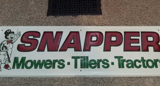 Vintage Mint Snapper sign