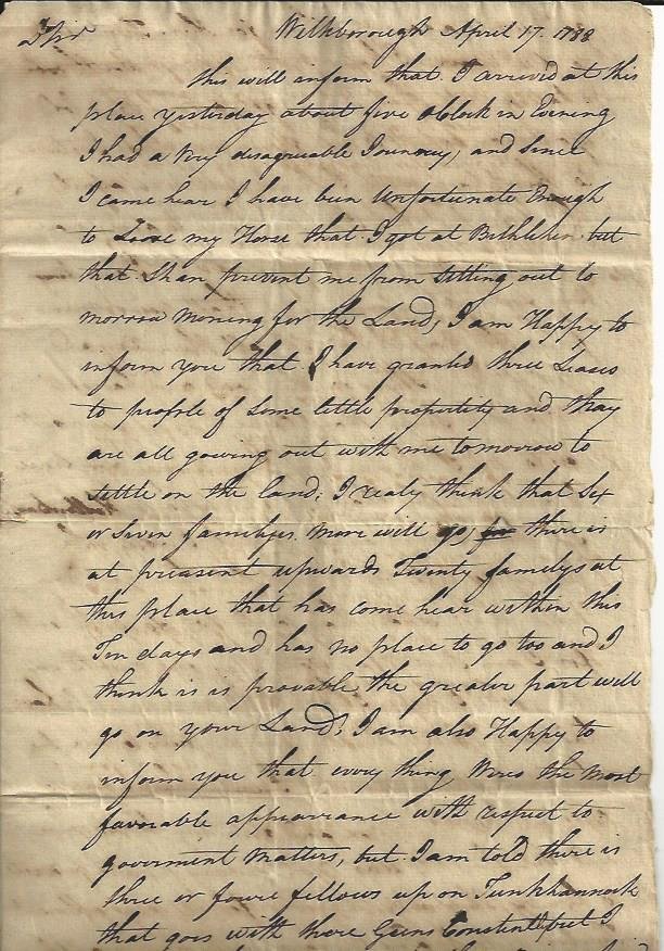 Signer Morris's Corrupt Partner Hears of Land Deal: JOHN NICHOLSON, Comptroller General of Philadelphia, was an enormously controversial figure, including his entering into a partnership with Declaration of Independence signer Robert Morris. Both spent