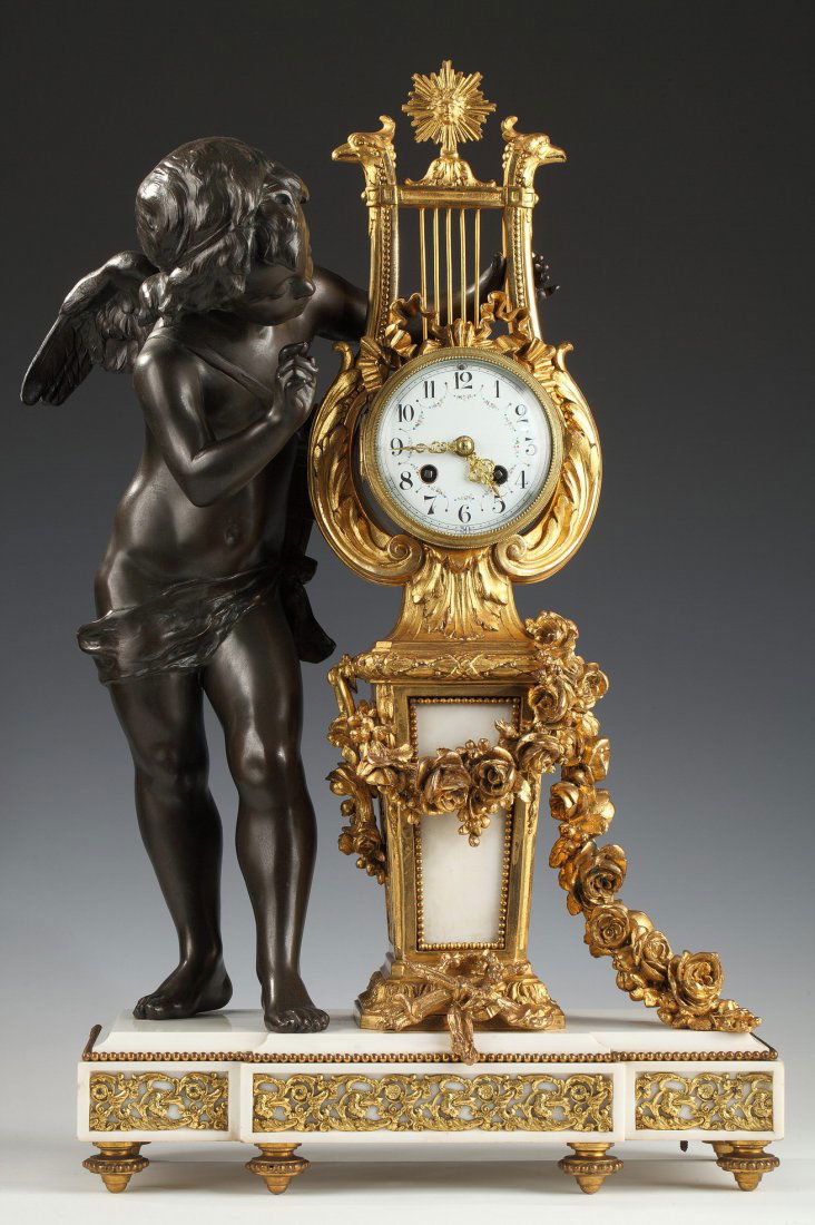 A Charming Clock with Cherub (1 of 8)