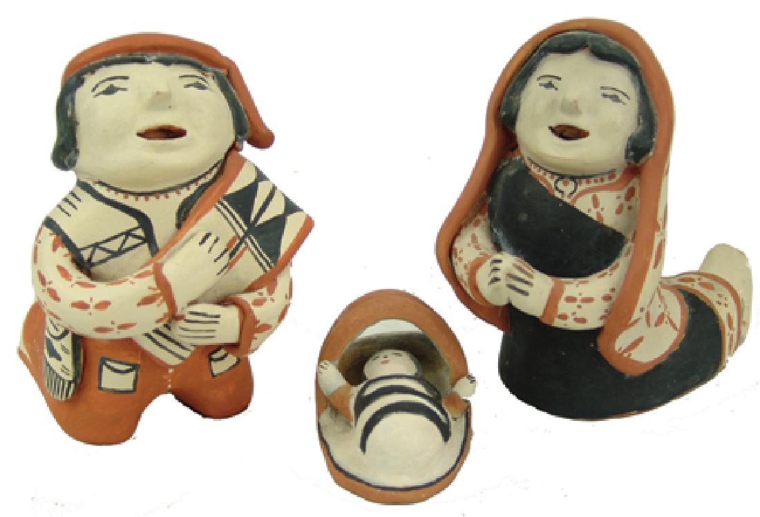Cochiti Pottery Nativity - Ada Suina (1 of 4)