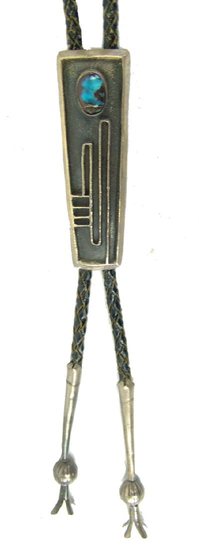 All-Silver Bolo Tie - John Hornbeck (1 of 9)