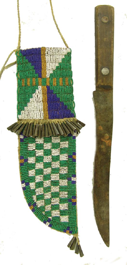 Plains Beaded Sheath & Knife (1 of 5)