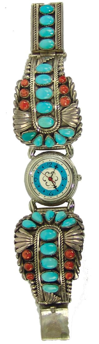 Navajo Watch Bracelet - Leroy Thomas (1 of 8)