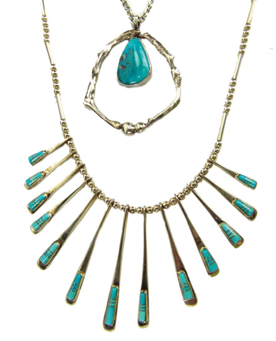 2 Silver Necklaces (1 of 8)