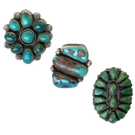 3 Vintage Navajo Rings (1 of 7)
