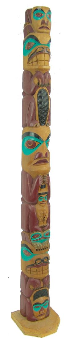 NW Coast Totem Pole - Hank Robertson (1 of 10)