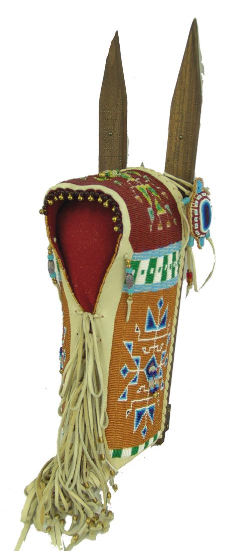 Lakota Beaded Toy Cradleboard - KD Fast Horse (1 of 8)
