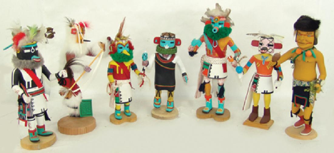 7 Hopi Kachina Carvings (1 of 8)