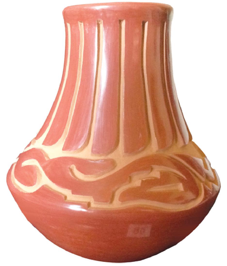 Santa Clara Pottery Jar - Chris Martinez (1 of 3)