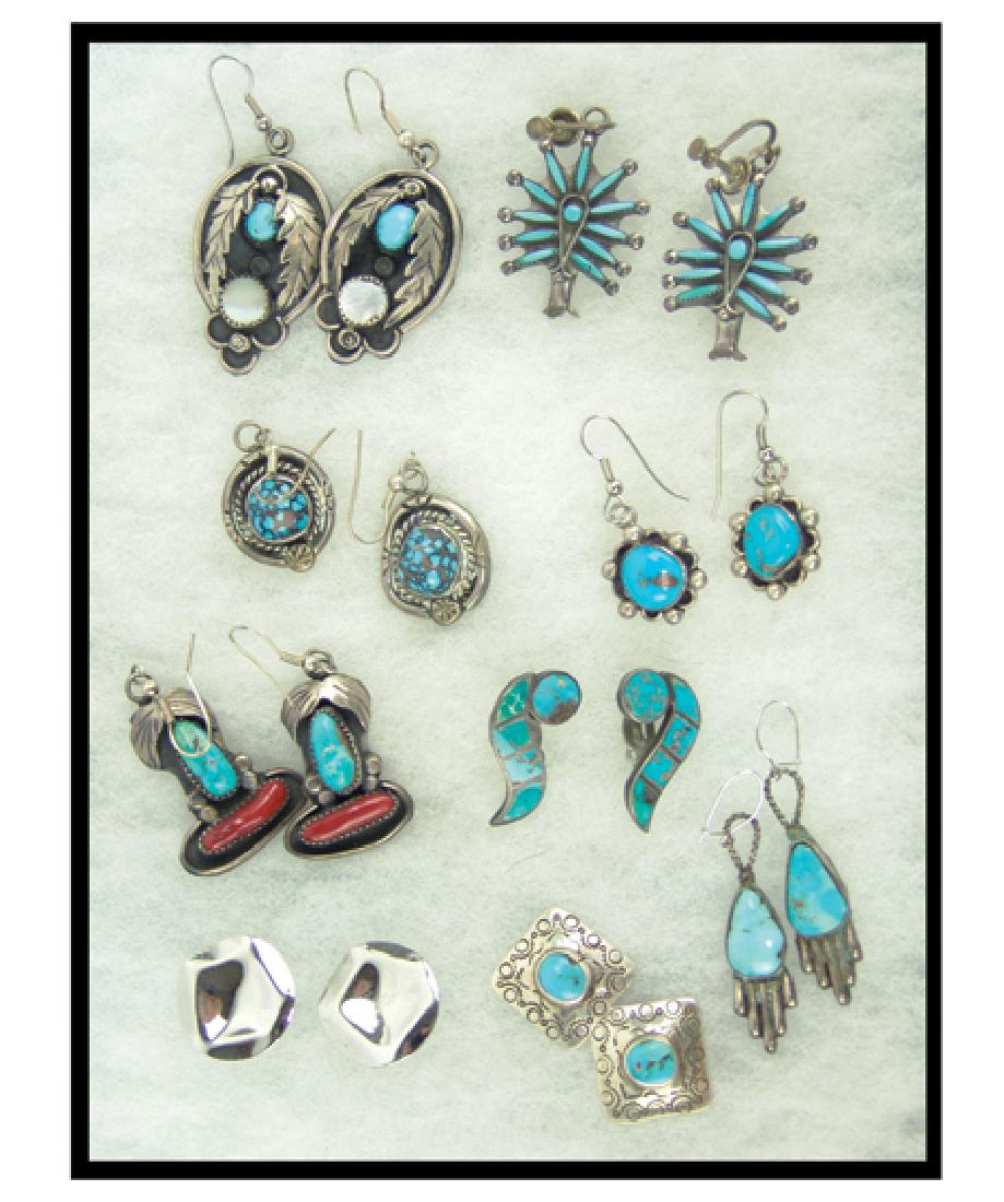 Navajo/Zuni Earring Collection (1 of 11)