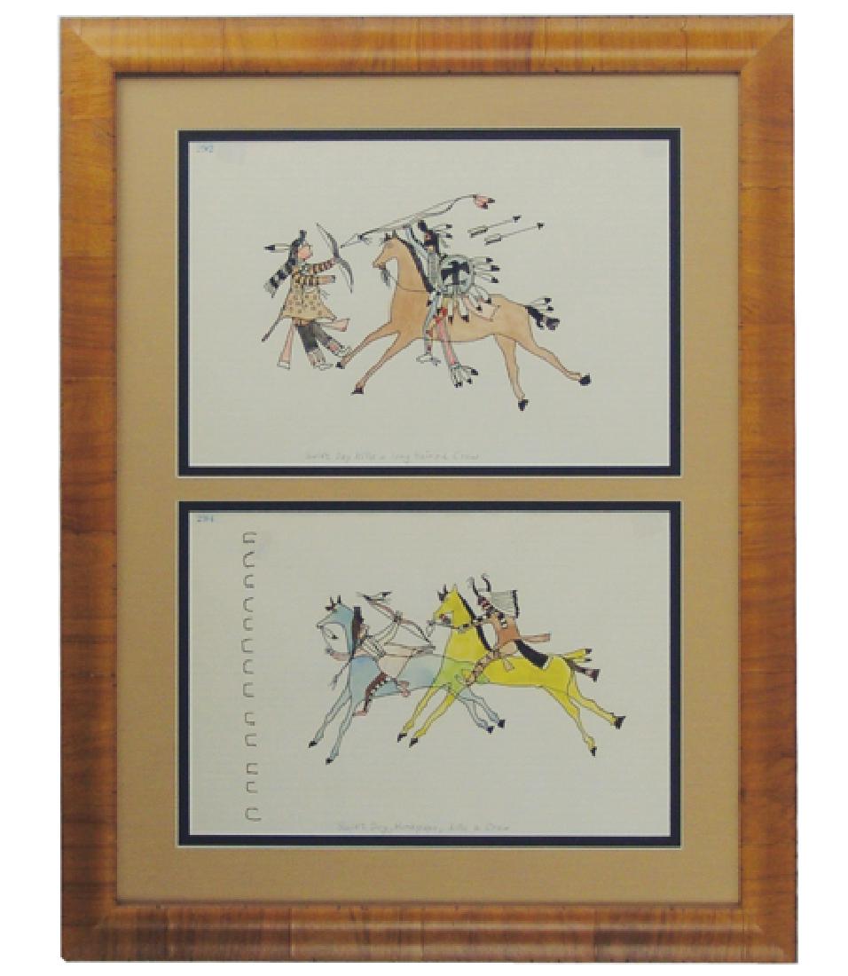 Ledger Drawings Display - Charles J. Cook (1 of 5)