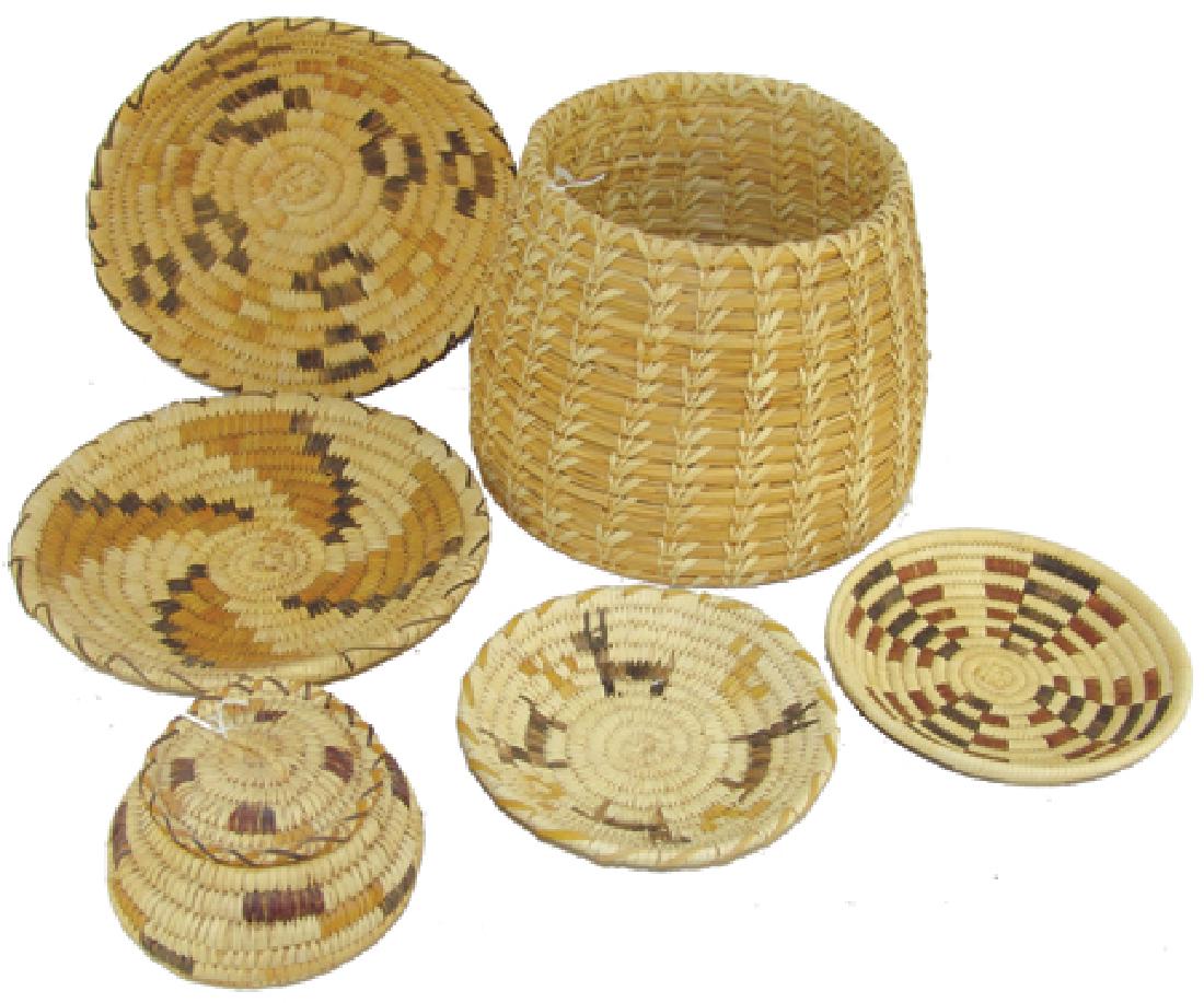 5 Papago Baskets (1 of 8)