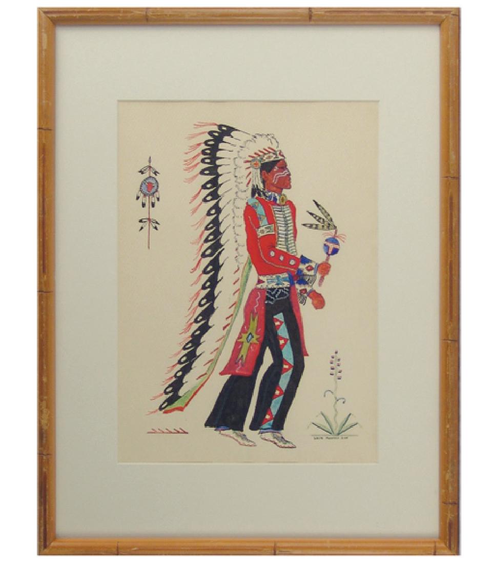 White Mountain Lion, Kiowa (1 of 3)