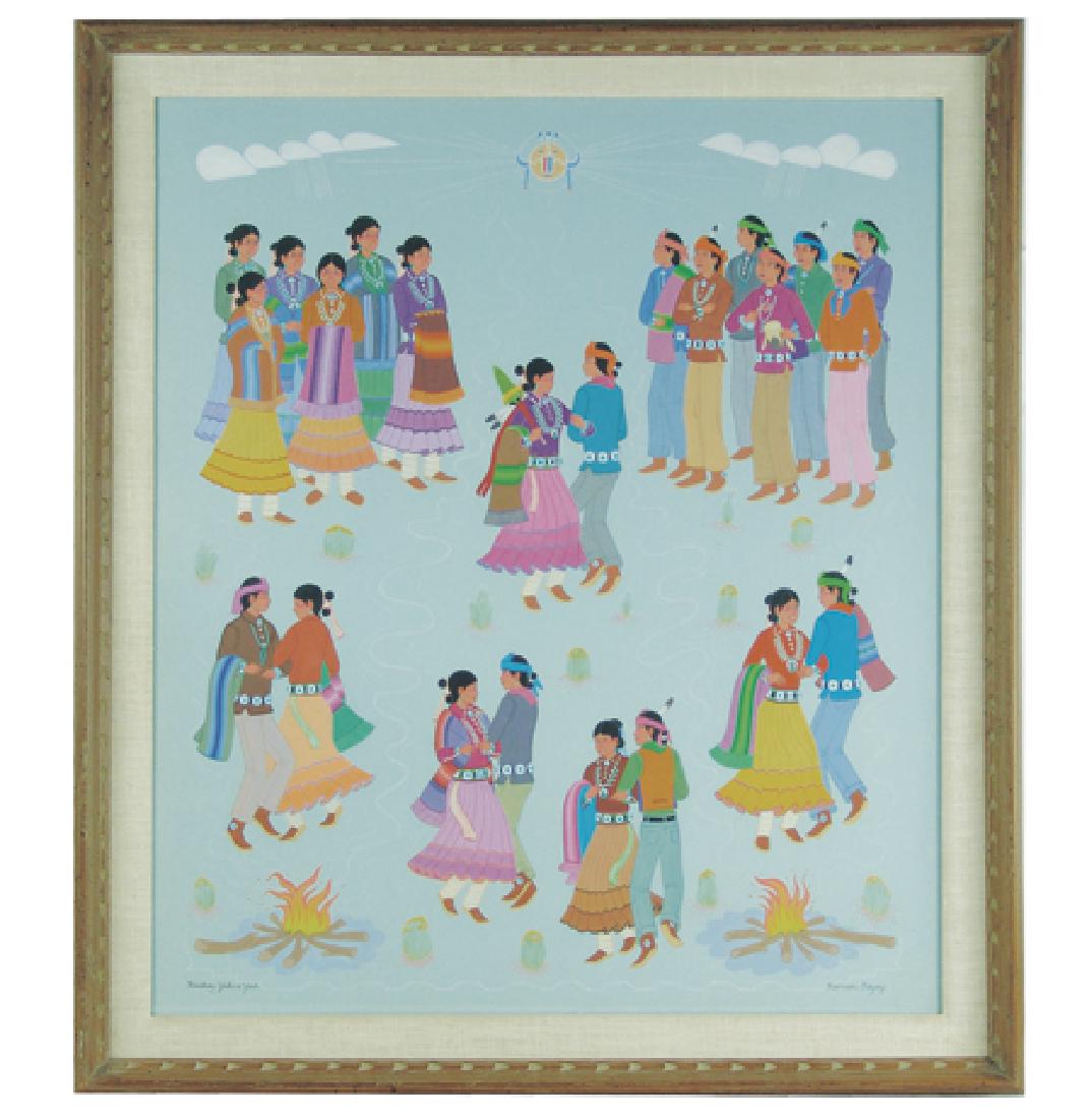 Harrison Begay, Navajo (1914-2012) (1 of 8)