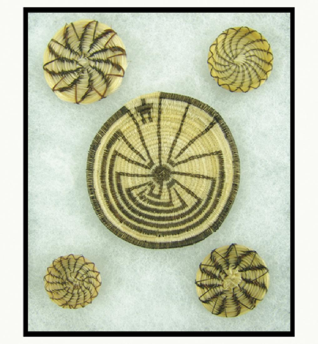 5 Papago Horsehair Baskets (1 of 5)