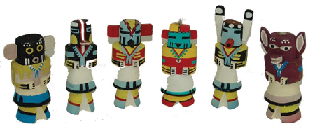 6 Kachina Dolls (1 of 7)