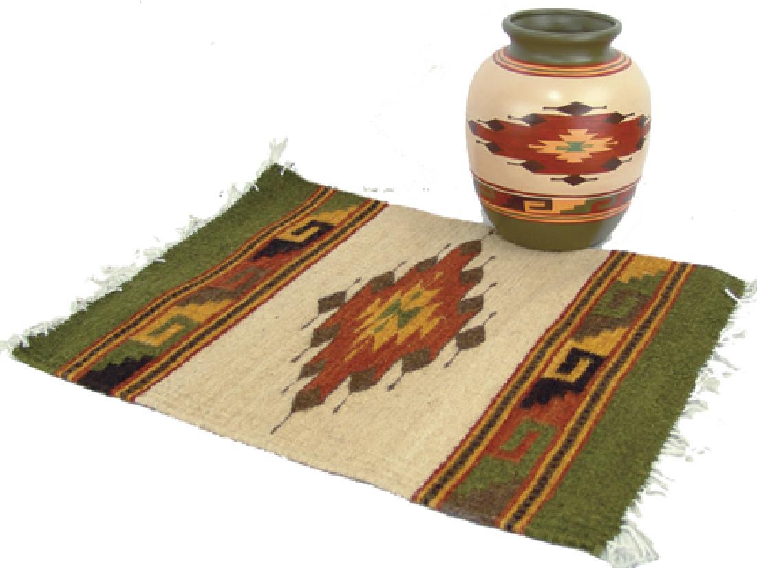 Matching Pot & Rug - Hopi Toad (1 of 7)