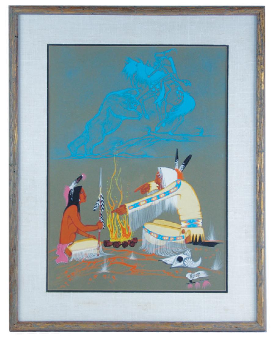 Rance Hood, Comanche (b.1941) (1 of 8)