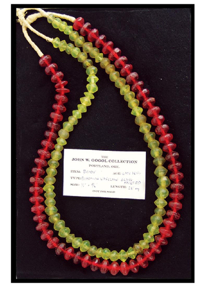 Antique Vaseline Trade Beads (1 of 7)