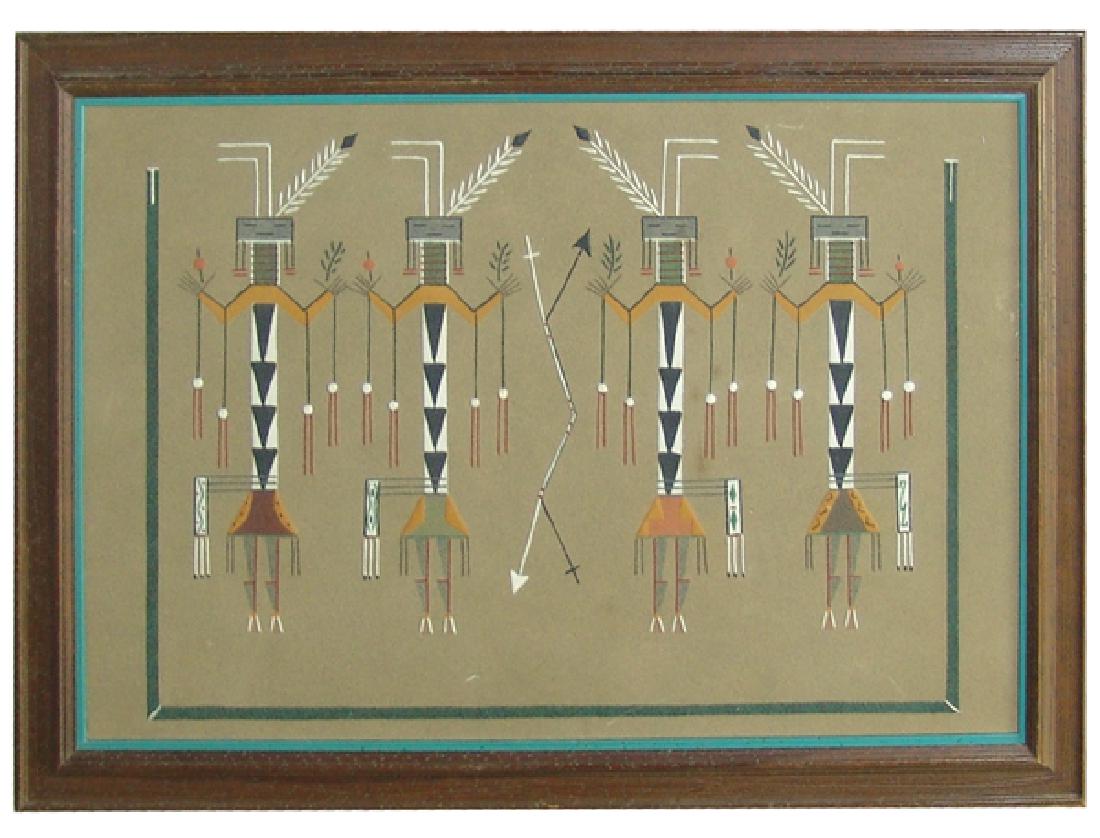 Navajo Sand Painting J.A. Begay