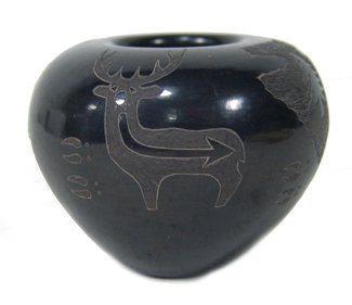 Santa Clara Pottery Seed Jar
