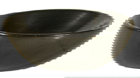 San Ildefonso Bowl - Santana & Adam: Classic wide blackware bowl. Signed. Condition: very good. Size: 2-3/4" x 8" Circa: Mid 1900s