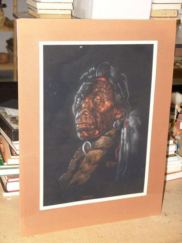 Original Nancy McLaughlin (Powell): Beautiful rather large signed original pastel painting by Nancy McLaughlin (Powell). 24" x 17" (frame 32" x 24")