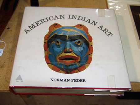 Collectors Book- American Indian Art: 1965, "American Indian Art" by Norman Feder, 444 pages. The bible for collectors of Indian material: full of color plates and information. Good used condition, hardbound. 11" x 12"