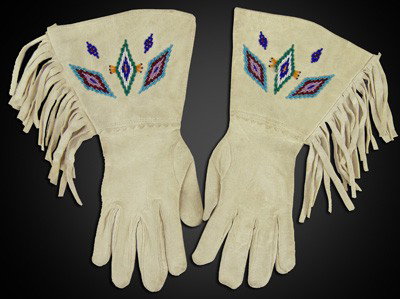 Flathead Beaded Gauntlets